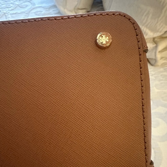 Tory Burch Robinson Mini Double Zip Tote - Tan - NWT - Picture 6 of 10